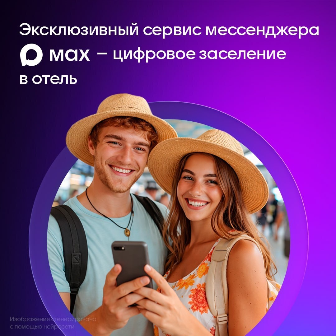 Эксклюзивный сервис мессенджера MAX – цифровое заселение в отель