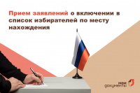 С 3 августа 2026 года начинается прием заявлений о включении в список избирателей по месту нахождения!