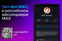 Почти 4 тысячи подписчиков воспользовались чат-ботом МФЦ Хакасии в мессенджере MAX